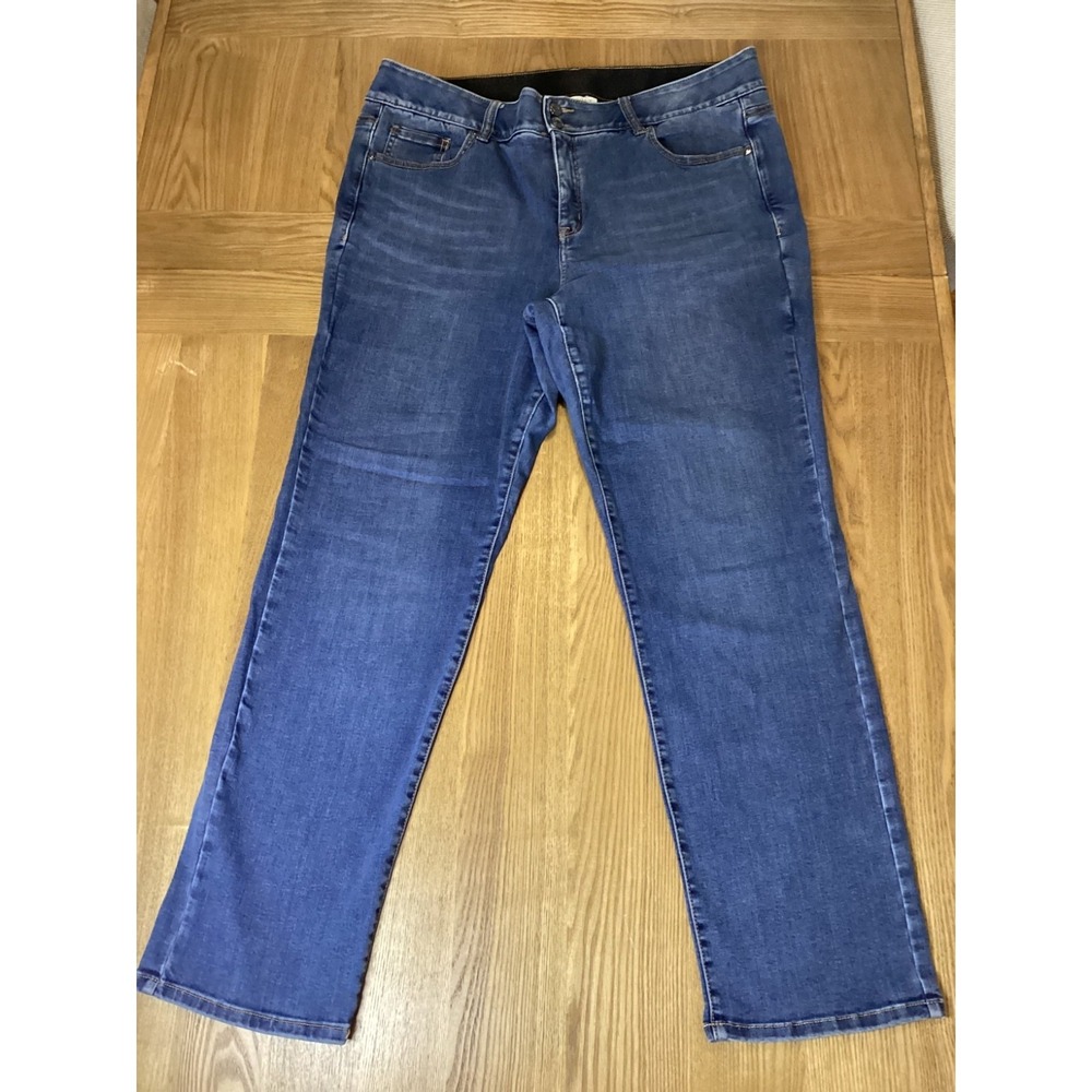 Lane Bryant Tighter Tummy Jeans Straight Leg High Waist Size 20